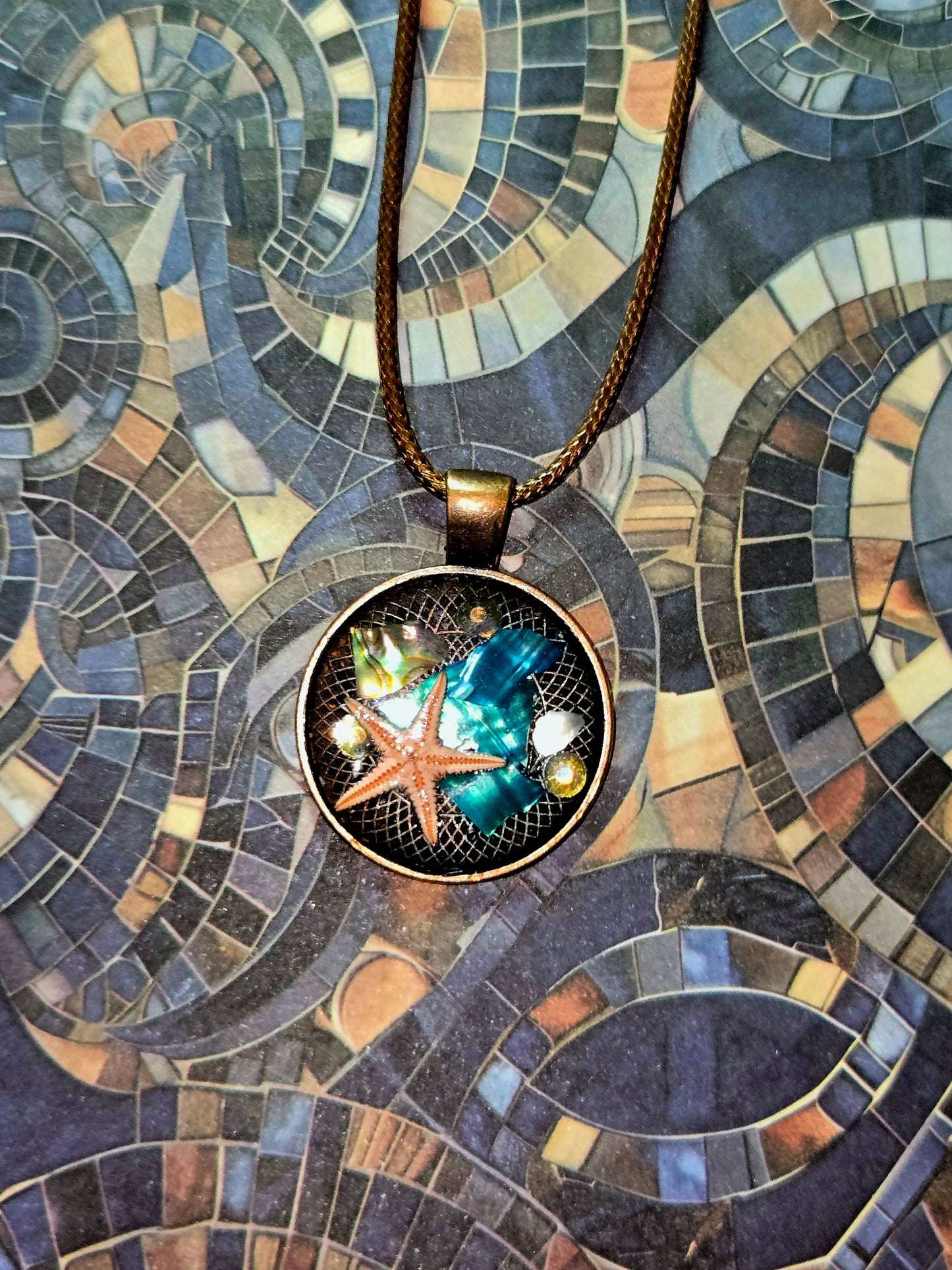 Coastal Starfish Necklace – Beach Charm Jewelry, Ocean Inspired Pendant