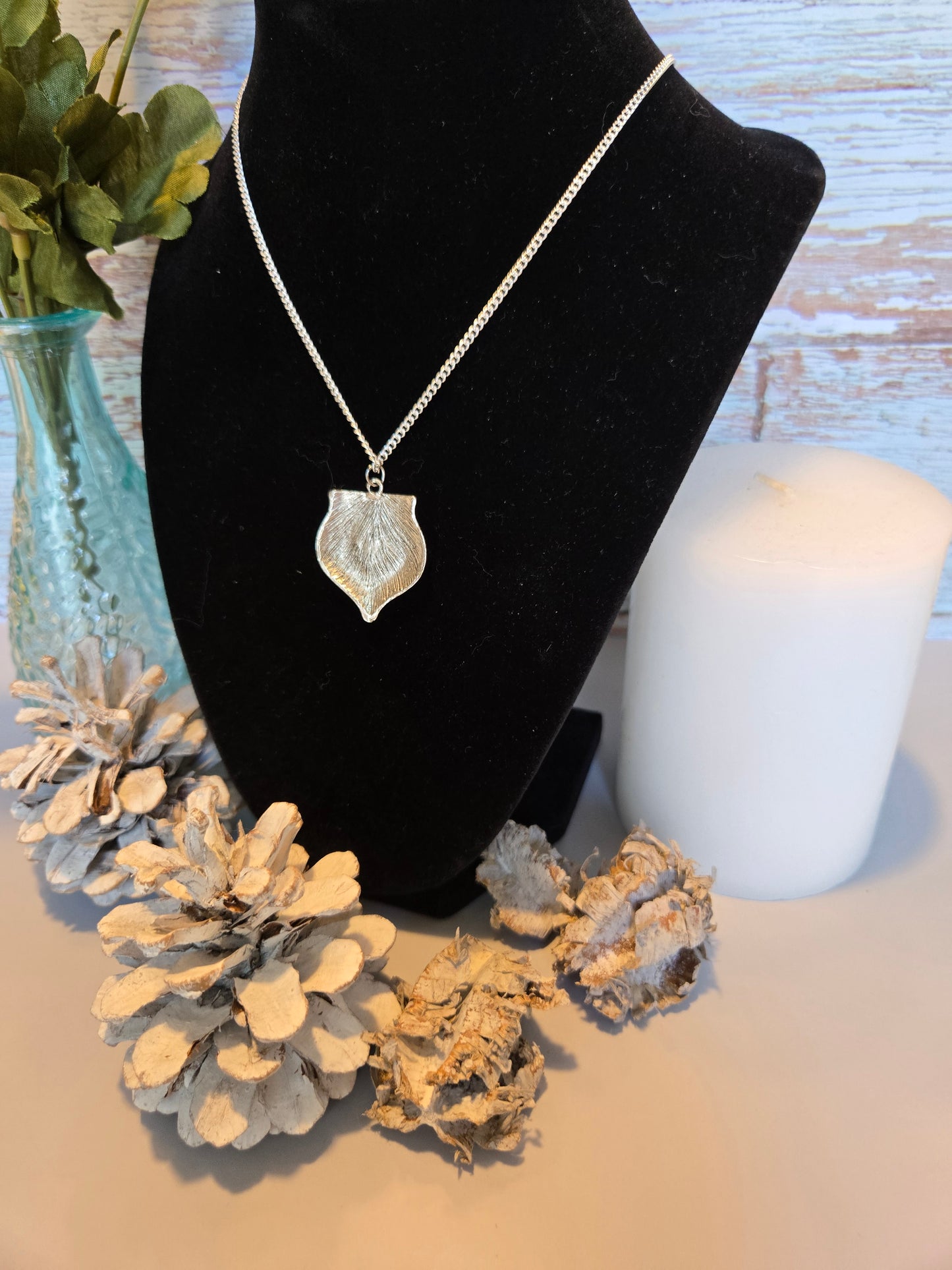 Vintage Boho Shield Pendant