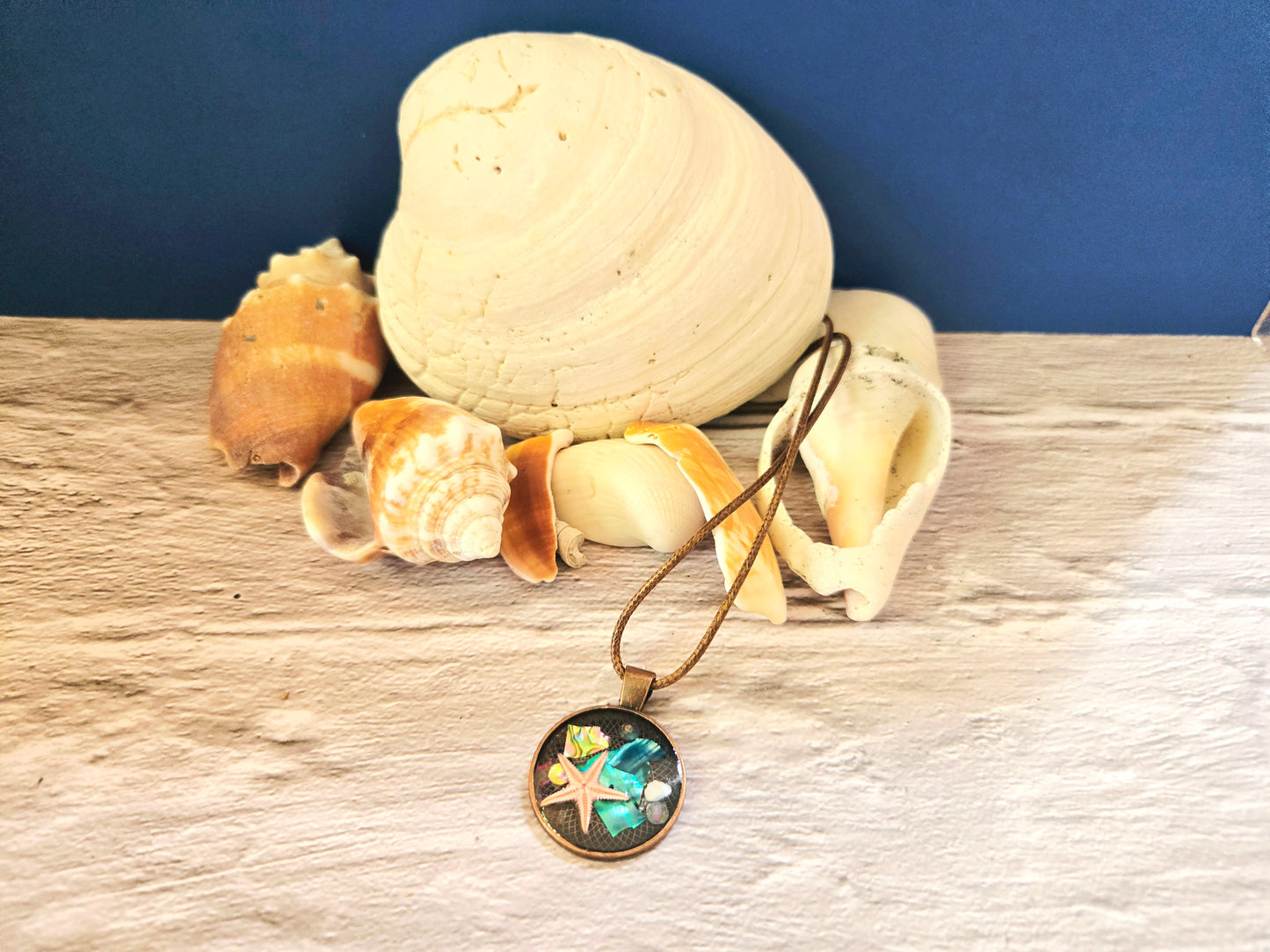 Coastal Starfish Necklace – Beach Charm Jewelry, Ocean Inspired Pendant