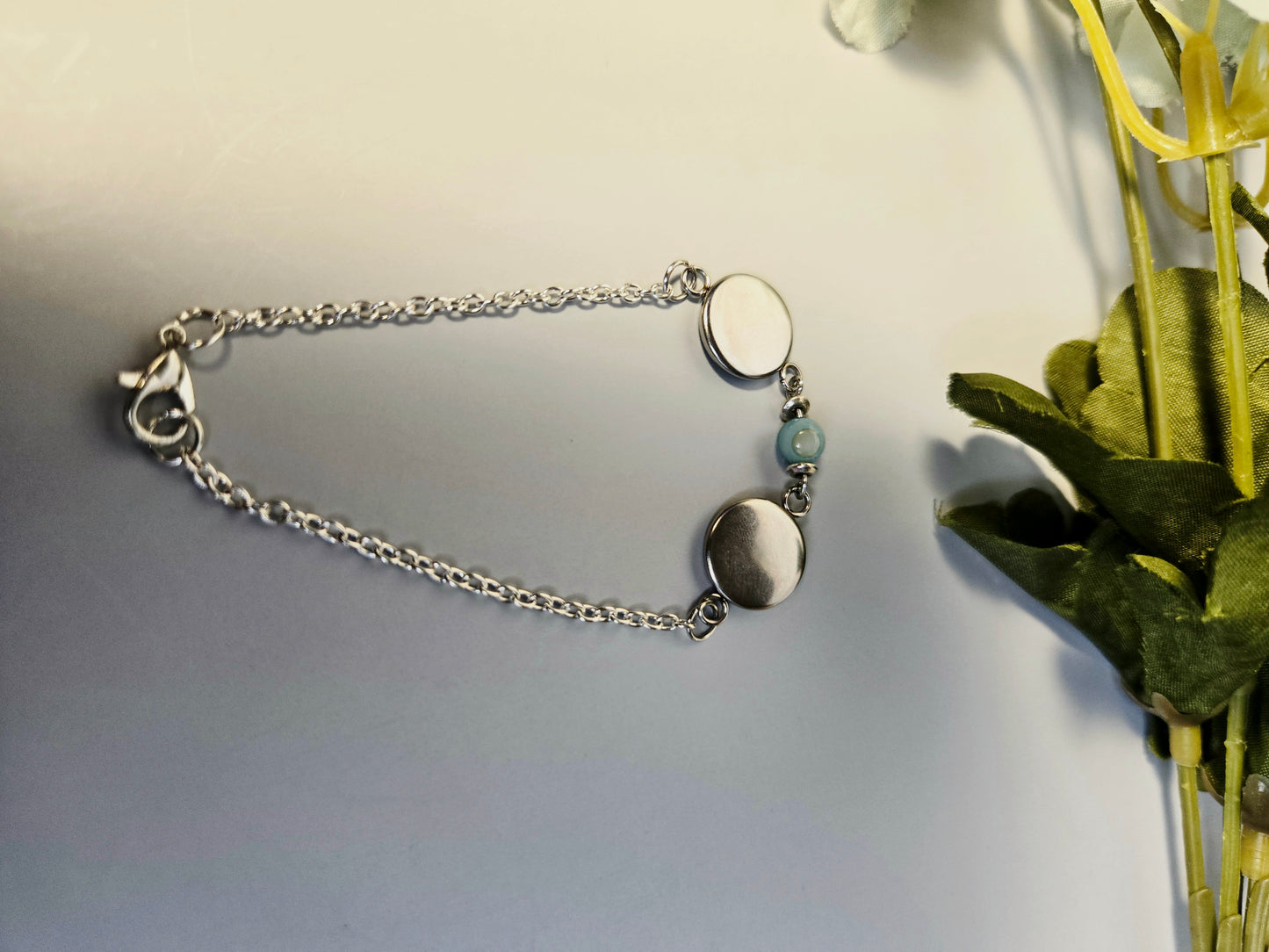 Handmade Boho Chic Floral Art Bracelet