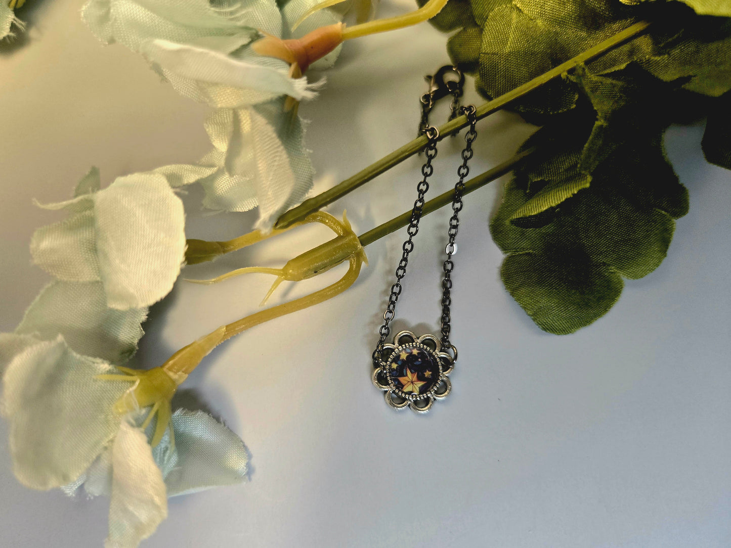 Celestial Star Charm Bracelet: Galaxy-Inspired Boho Jewelry