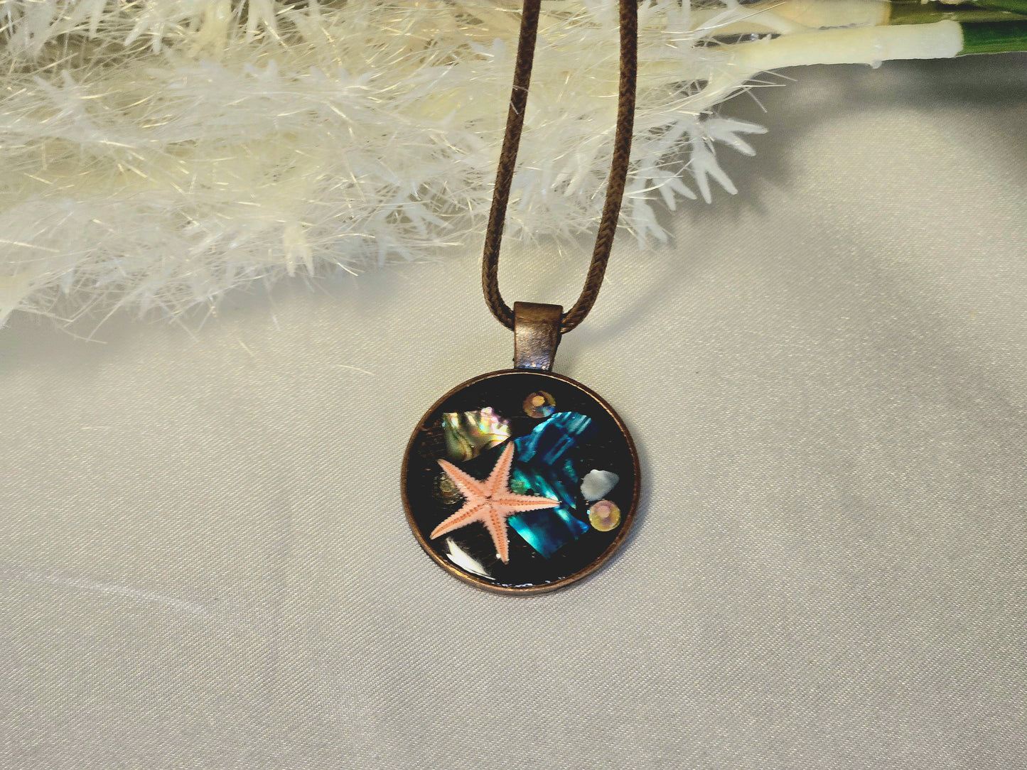 Coastal Starfish Necklace – Beach Charm Jewelry, Ocean Inspired Pendant
