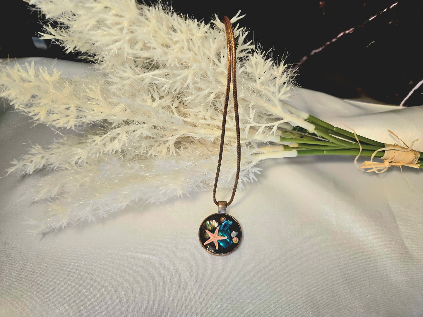 Coastal Starfish Necklace – Beach Charm Jewelry, Ocean Inspired Pendant