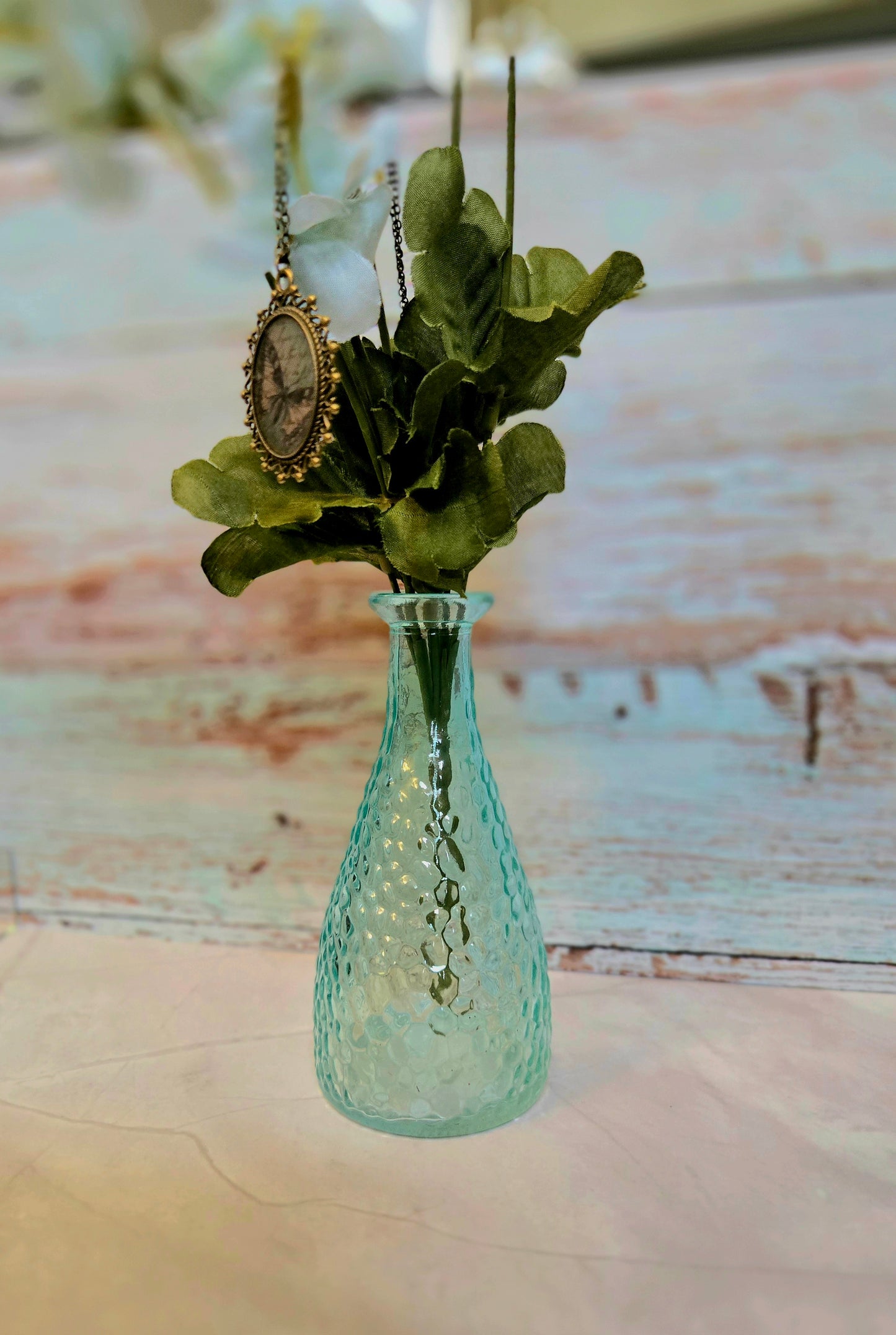 Vintage Inspired Butterfly Cameo Necklace – Antique Gold Oval Pendant, Romantic Victorian Style Jewelry