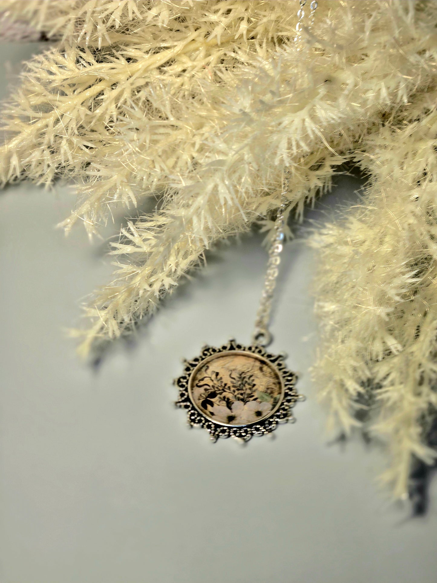 Botanical Floral Pendant